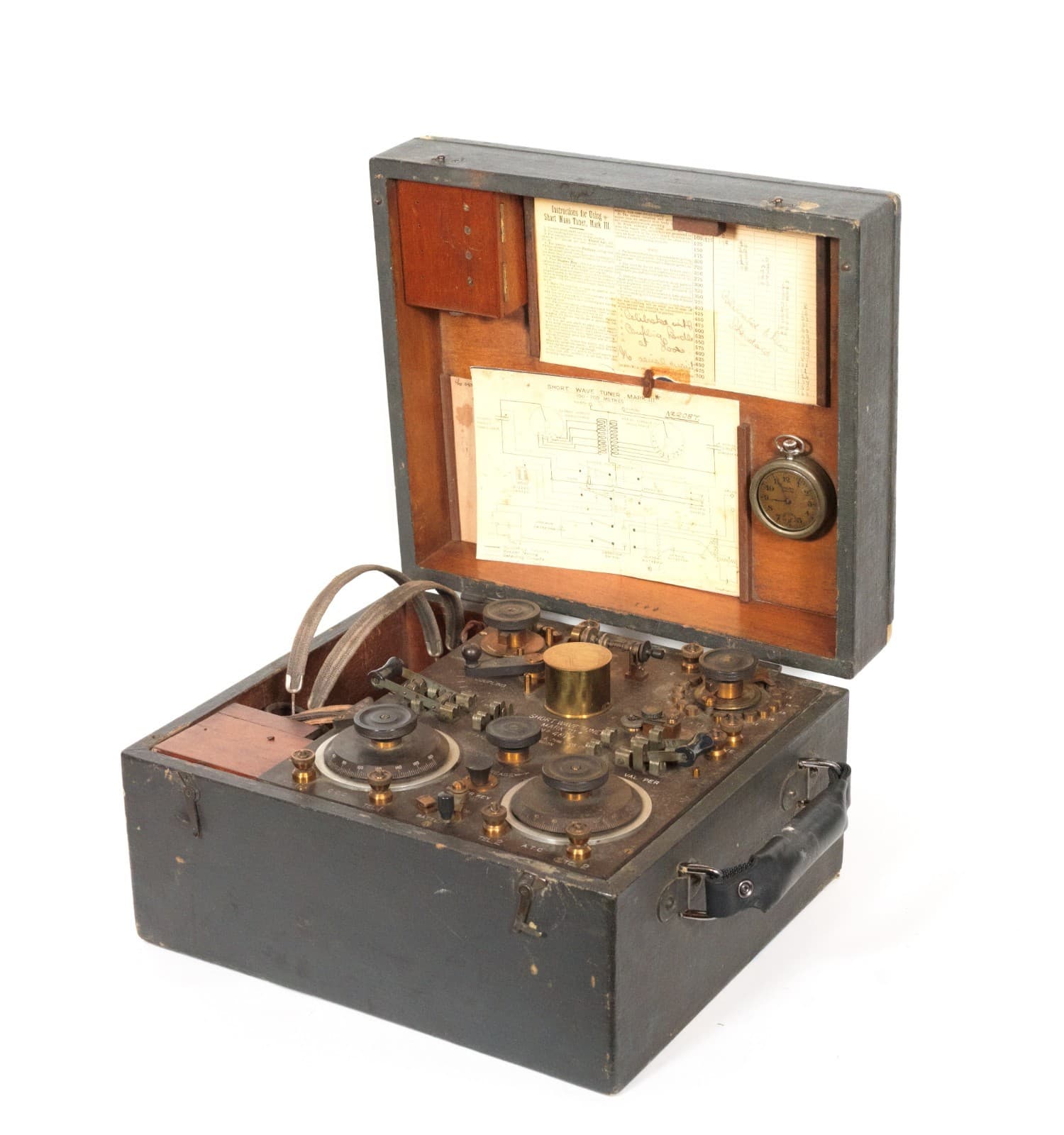 1916-17 Marconi / J&P Mark III Short Wave Radio Tuner * Historic WWI Trench Set 2