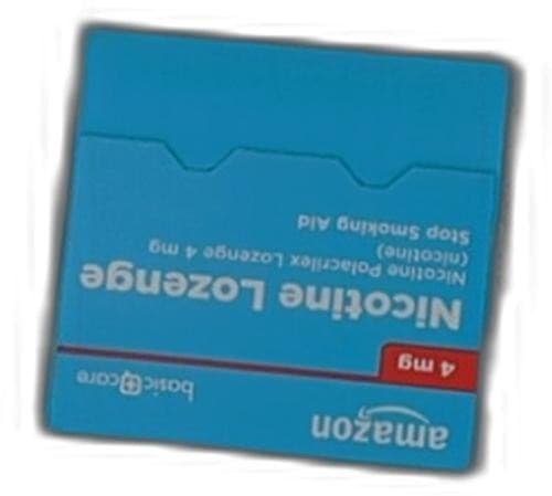 *2025-12-1* Amazon Basic Care Coated Ice Mint Nicotine Polacrilex Lozenges, 4 5
