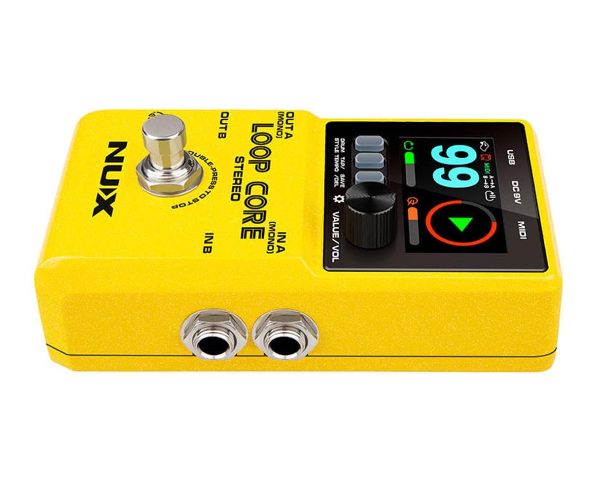 NUX Loop Core Stereo Looper Pedal w/ MIDI and Drum Patterns - Open Box 6