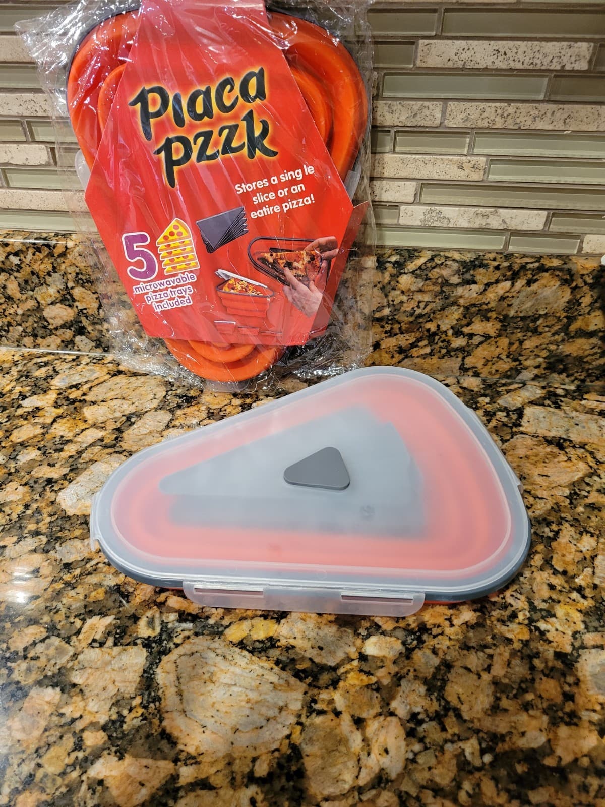 Ultimate Pizza Pack Storage Container Reusable Foldable Portable Microwavable! 3