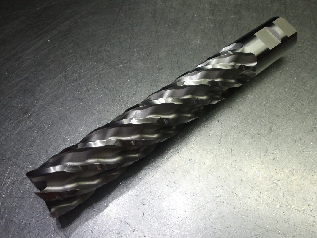 Minicut 1.25" 6 Flute HSSCO CR Roughing Endmill 1.25 Shank 0995-4060-A (LOC2588A 2