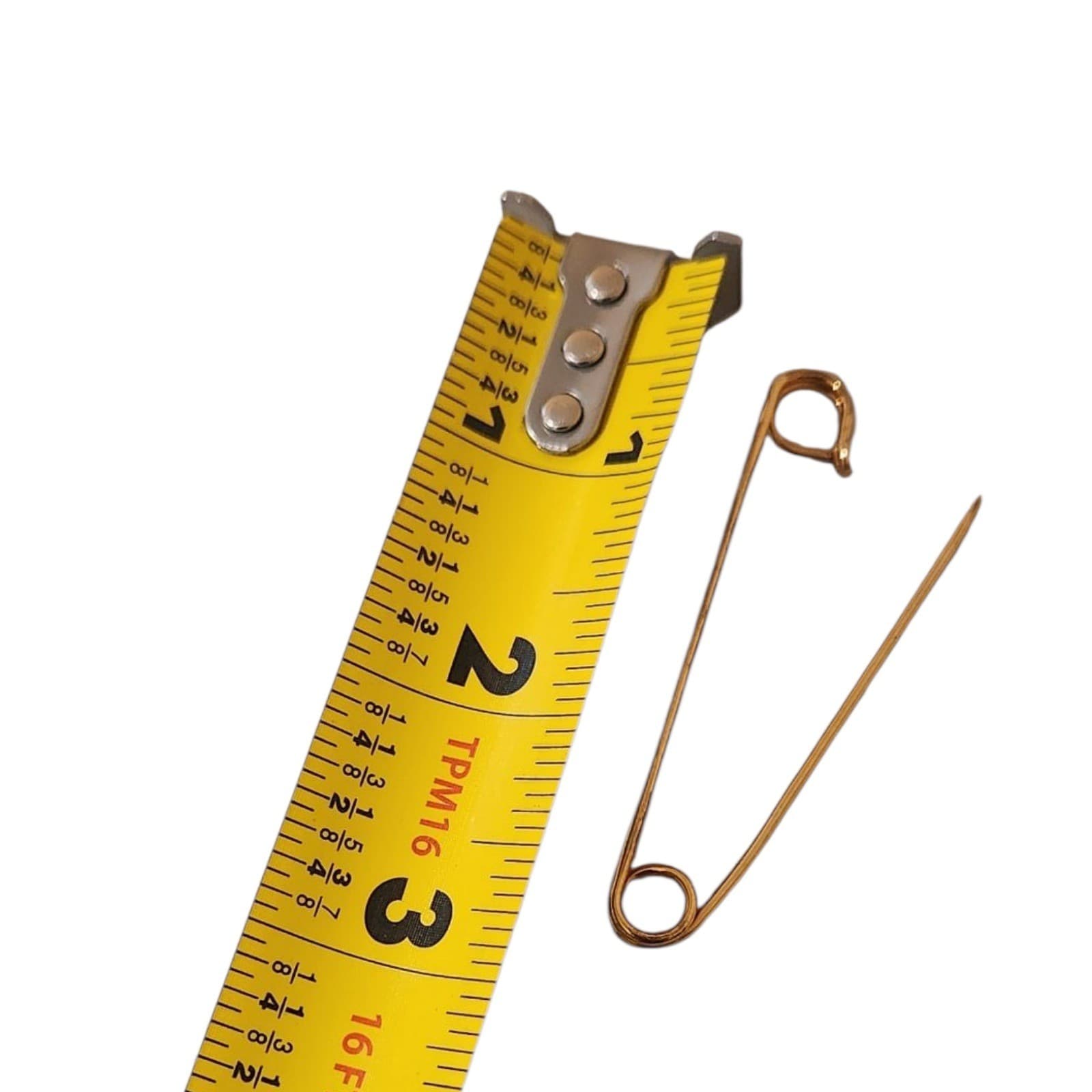 Gold Filled Safety Pin Brooch Large Heavy Duty Metal Craft Sewing Accessory 4