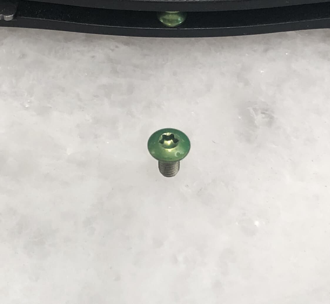 Green Stainless Steel Pivot Screw For Benchmade Osborne 940-2 G10 Knife - 1pc 6