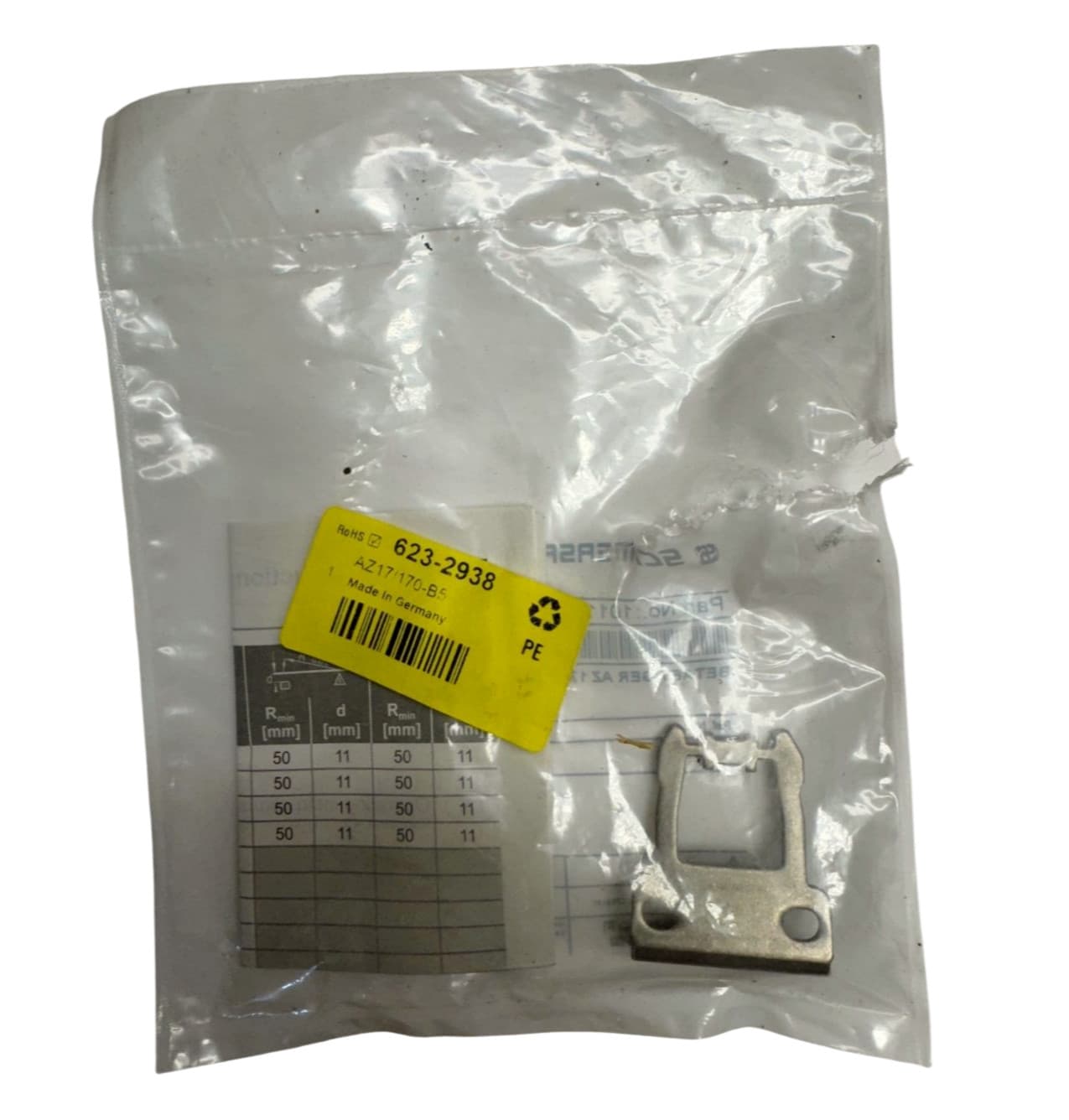 Samersal 101122895 Right Angle Actuator Key **Free Shipping**