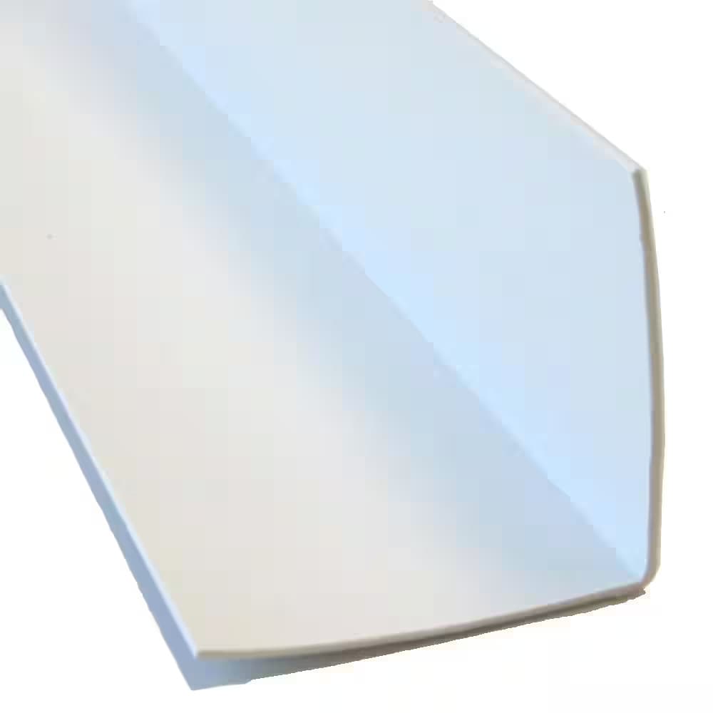 2 In. X 2 In. X 96 In. White Plastic outside Corner 90 Trim Molding