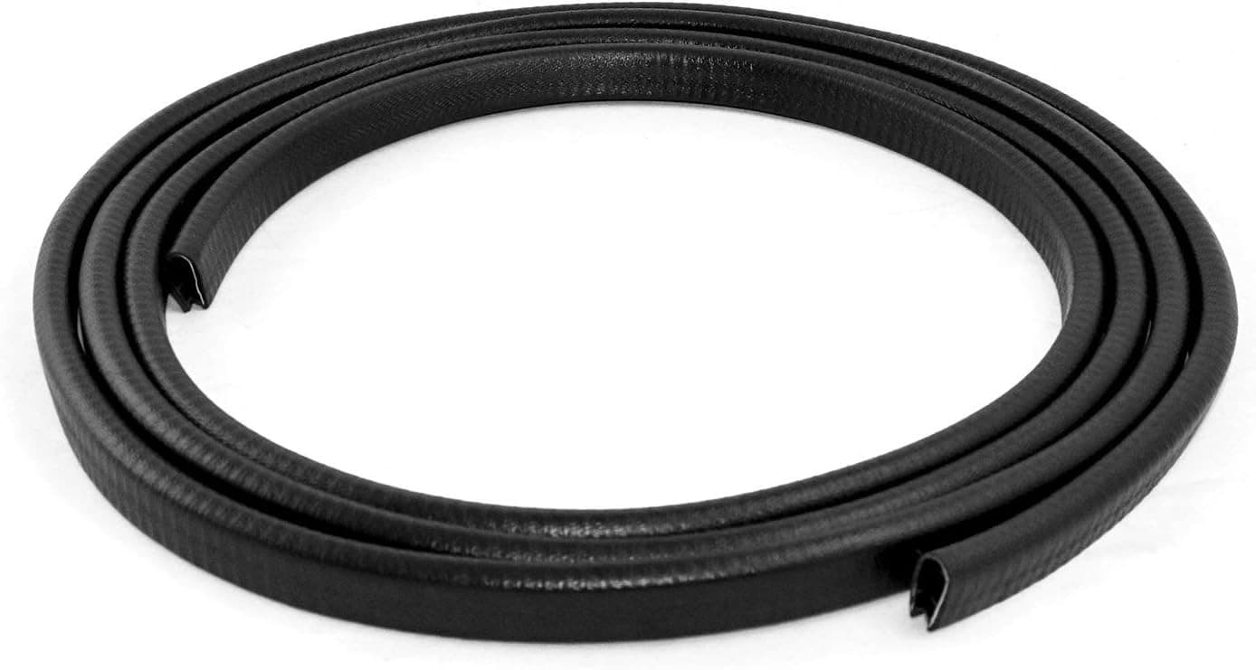 QWORK Black Edge Trim Large,1/4" Fits (10 Feet Length) 10 Feet,  3
