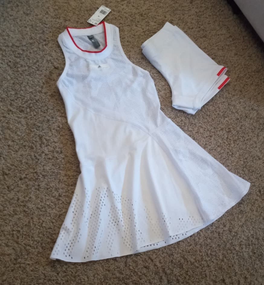 Nwt Adidas Stella McCartney  Tennis Dress + Shorts XS S Small M Medium L Large 6