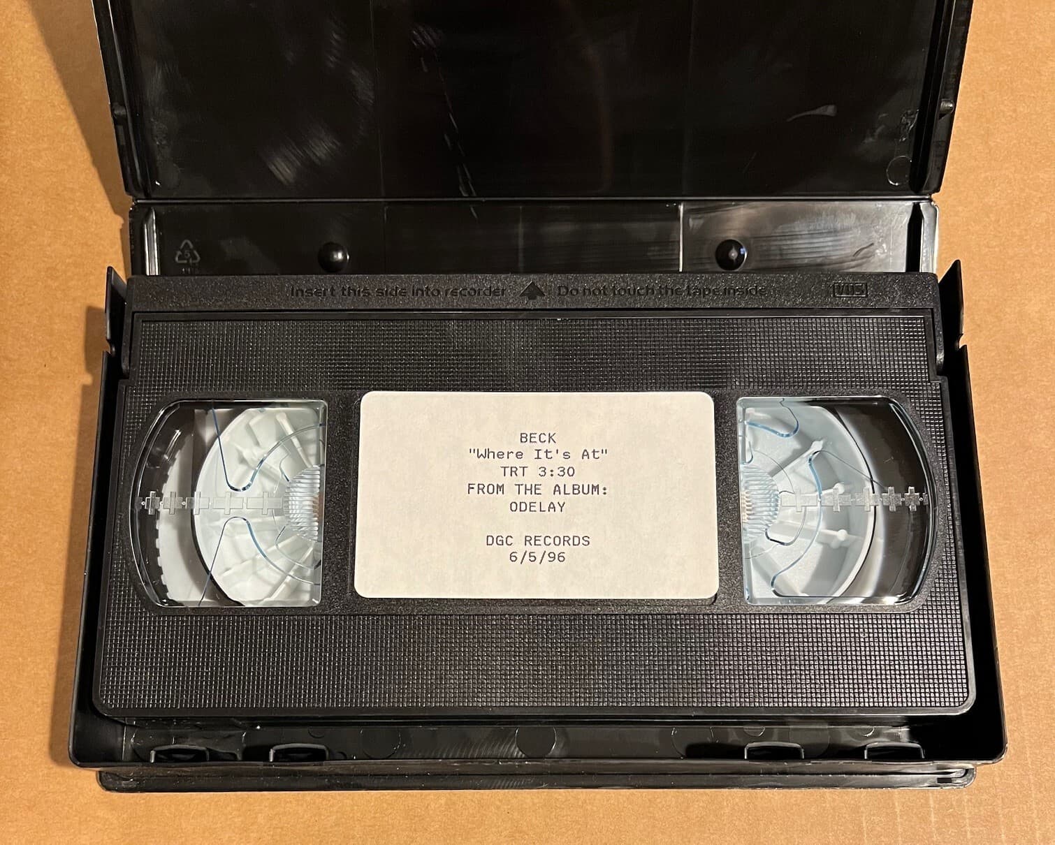 Beck – Where It’s At RARE promo VHS video single ‘96 3