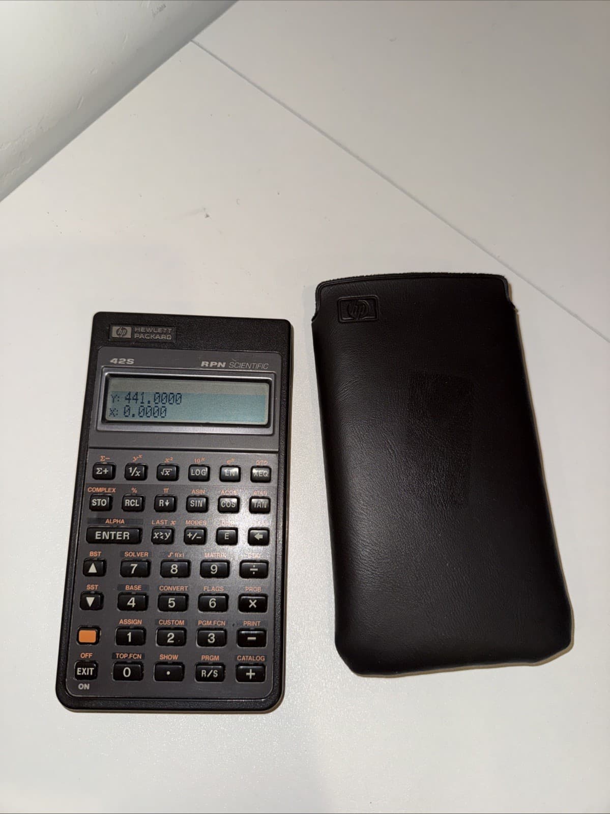 Hewlett-Packard HP-42S RPN Scientific Calculator W/ Case Tested And Working