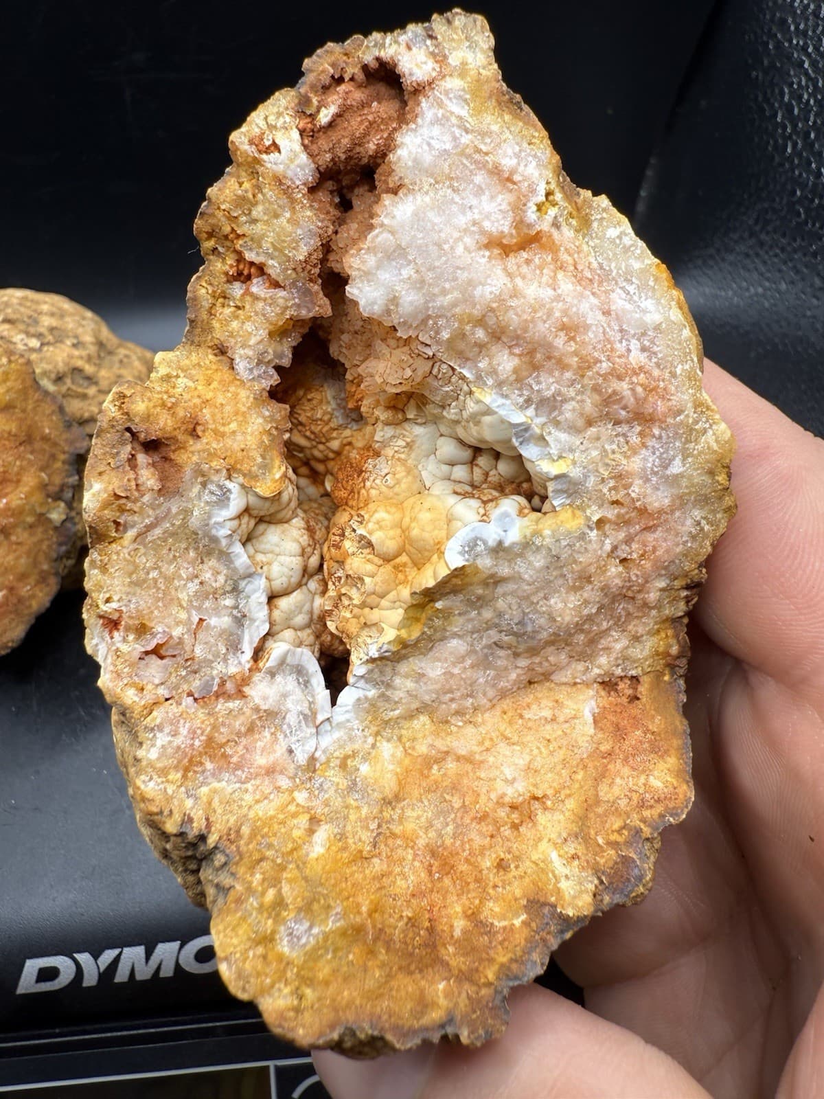 Red Pink Fossilized Indiana Geode Crystal  Agate Cotton Candy 3,920 Carats 3