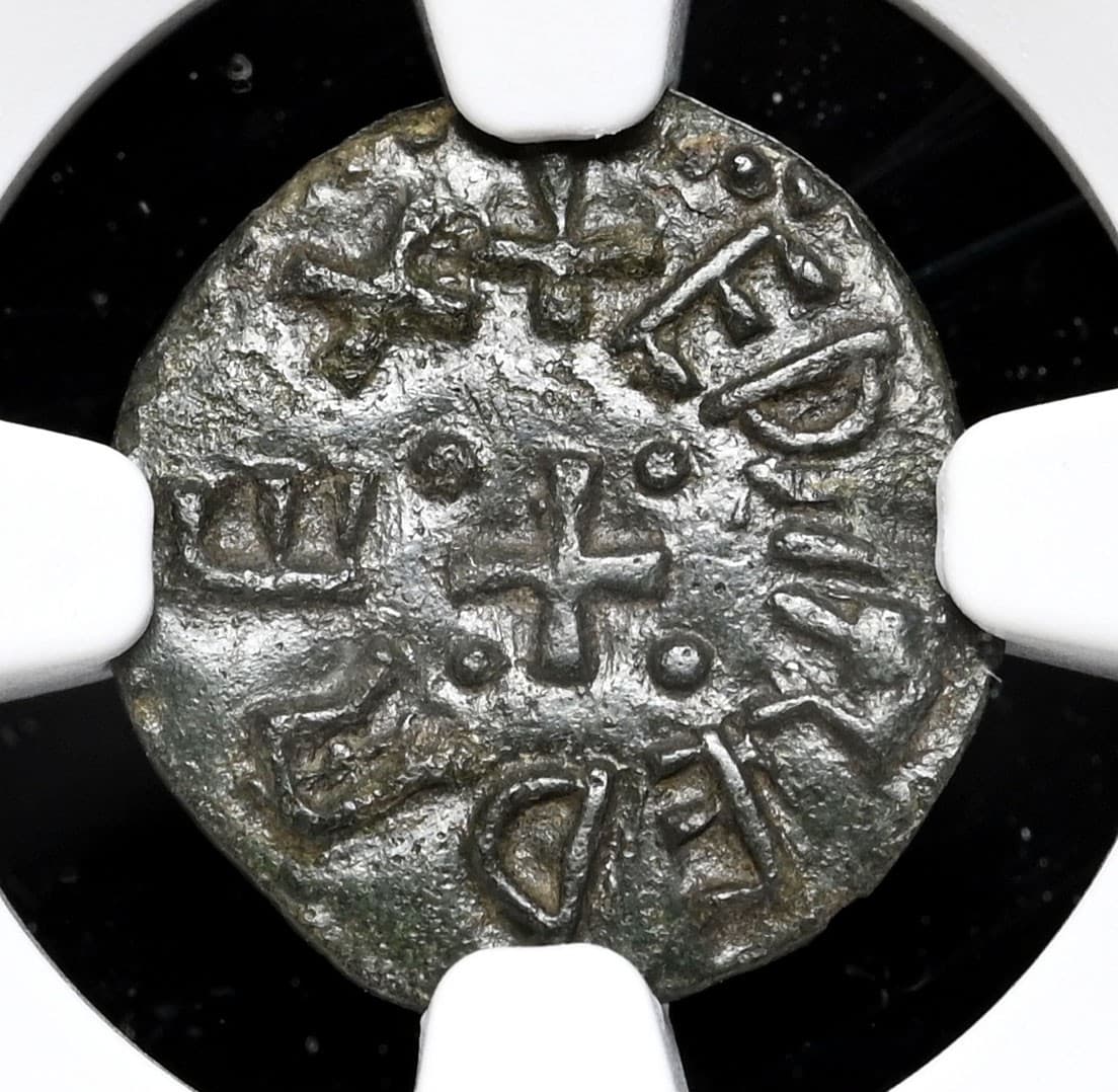 ANGLO-SAXON, Northumbria. Aethelred II, AD 843-850. AE Styca, S-865, NGC AU53  2