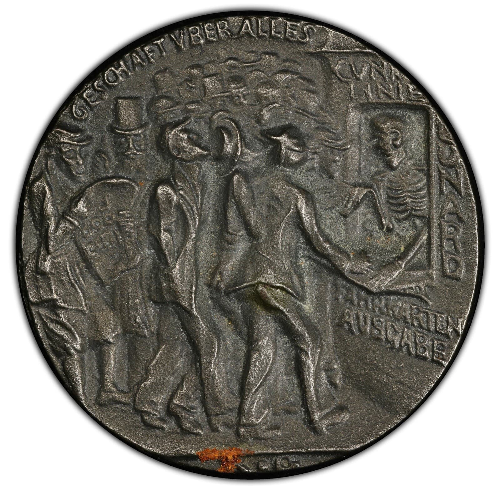 Germany - 1915 "Sinking of the Lusitania" Iron Medal - PCGS MS61