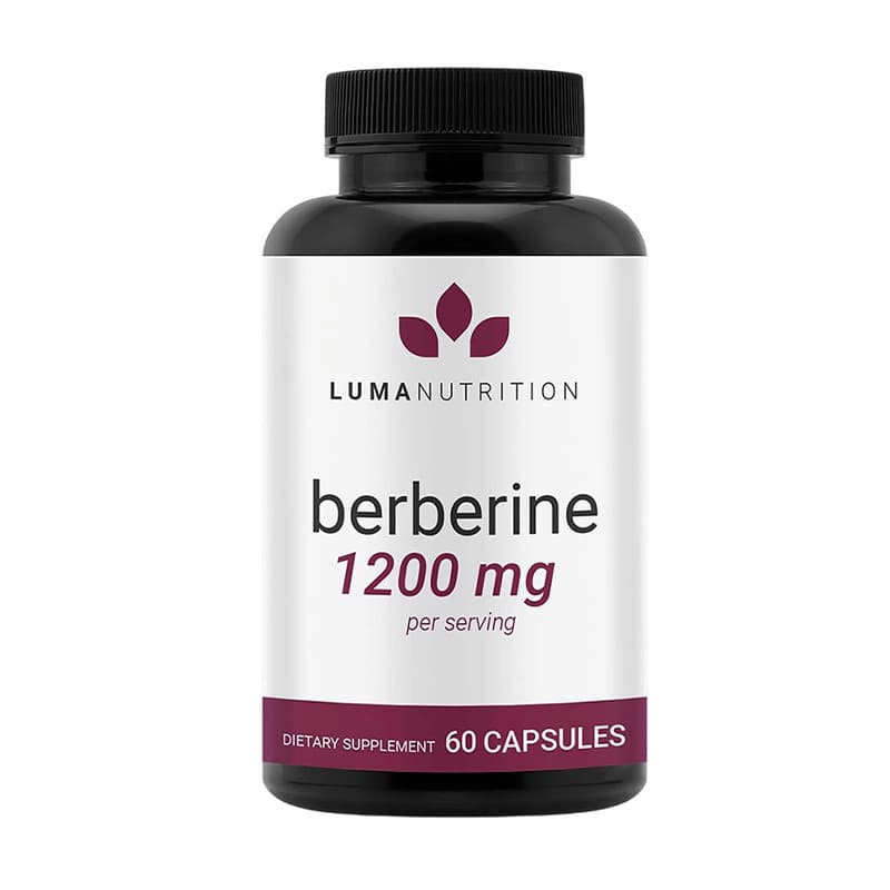 Premium Berberine HCL Extract 1200mg, Healthy Cholesterol, Anti-inflammatory