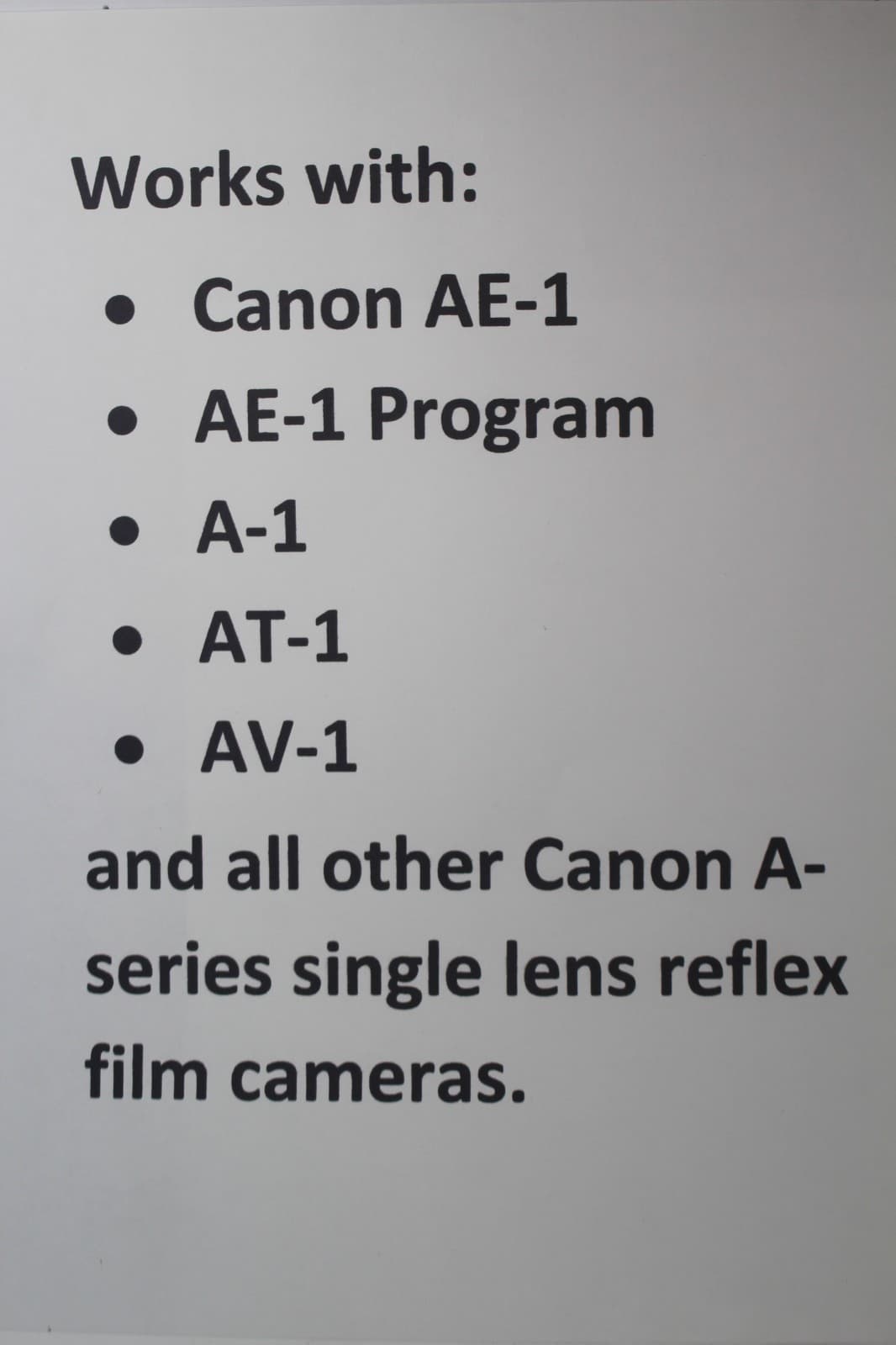 1yrWarranty Electronic Power Winder Motor drive for Canon A-1 AE-1  AE-1 Program 4