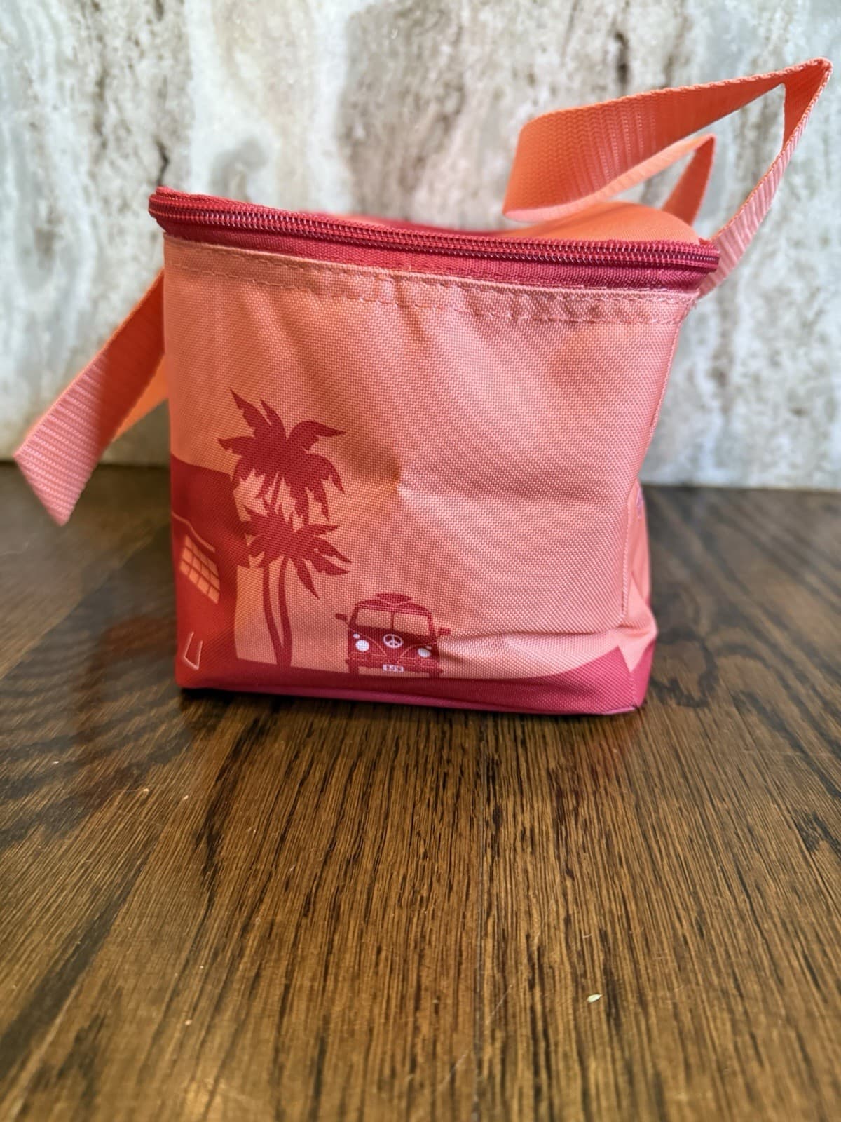 Trader Joe's Bag PEACH Mini Insulated Tote Bag NEW Quick Free Shipping 2