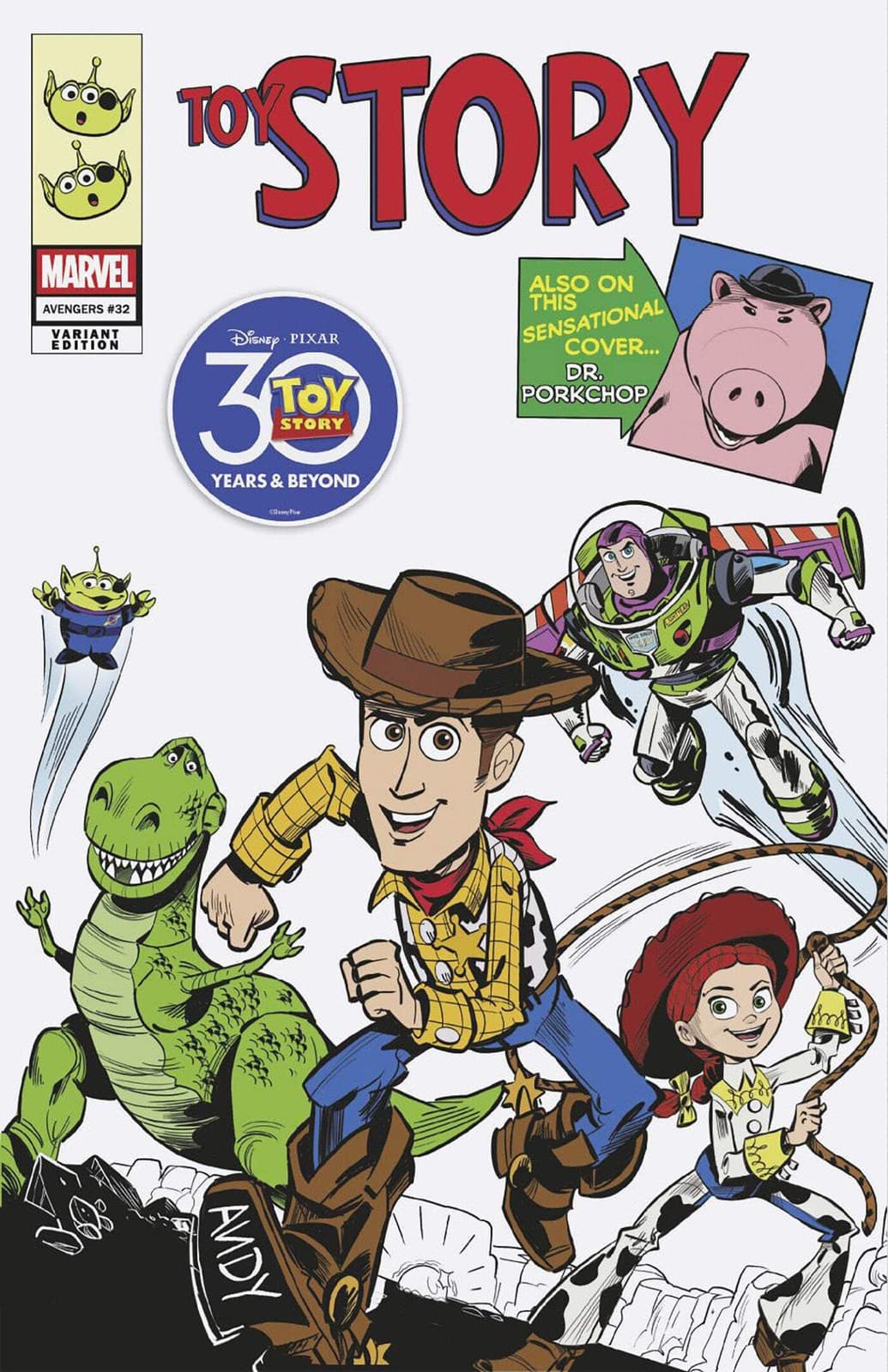 Avengers #32 Marco Forcelloni Pixar Toy Story Homage (11/05/25)