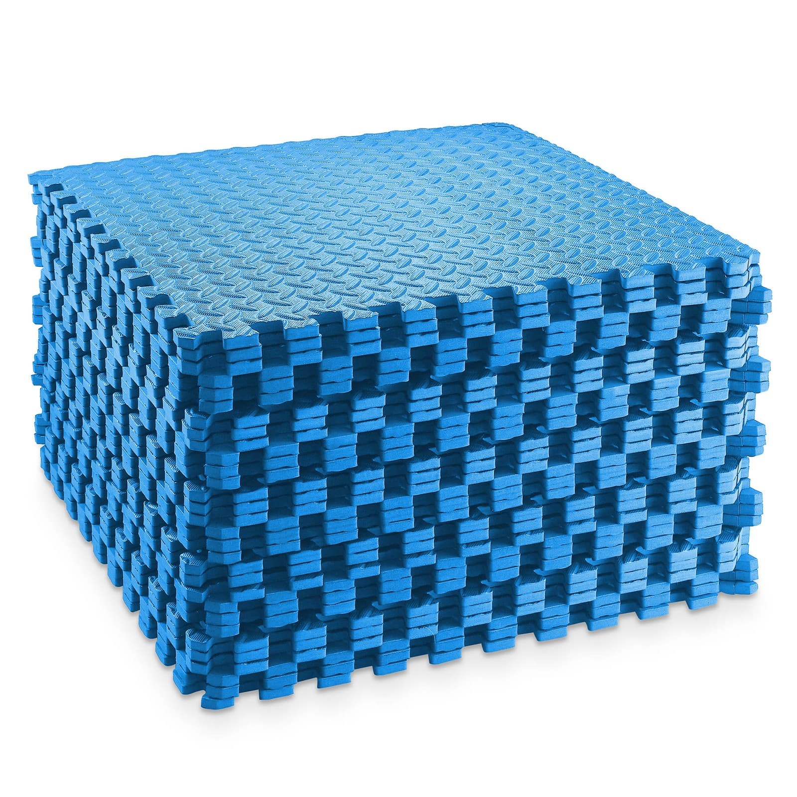 OPEN BOX - 30 Gym Exercise Flooring Mats - 24" Foam Workout Interlocking Floor 2
