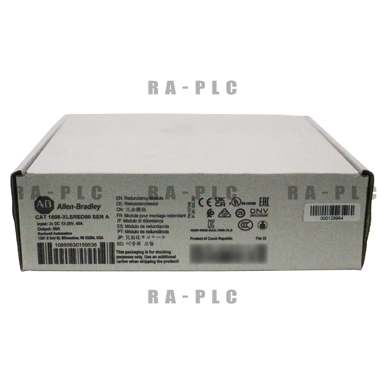 New AB1606-XLSRED80 80A Redundancy Module Input Voltage 24-28V DC Output 80 Amps 2