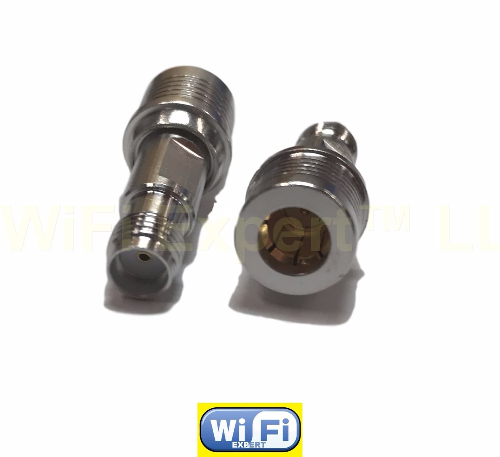 QMA male plug center to SMA female jack center Conversion Adapter RF connector 2