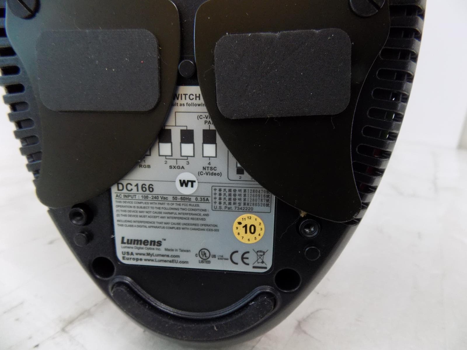 LUMENS DC166 6X OPTICAL DOCUMENT LIGHT PROJECTOR 5