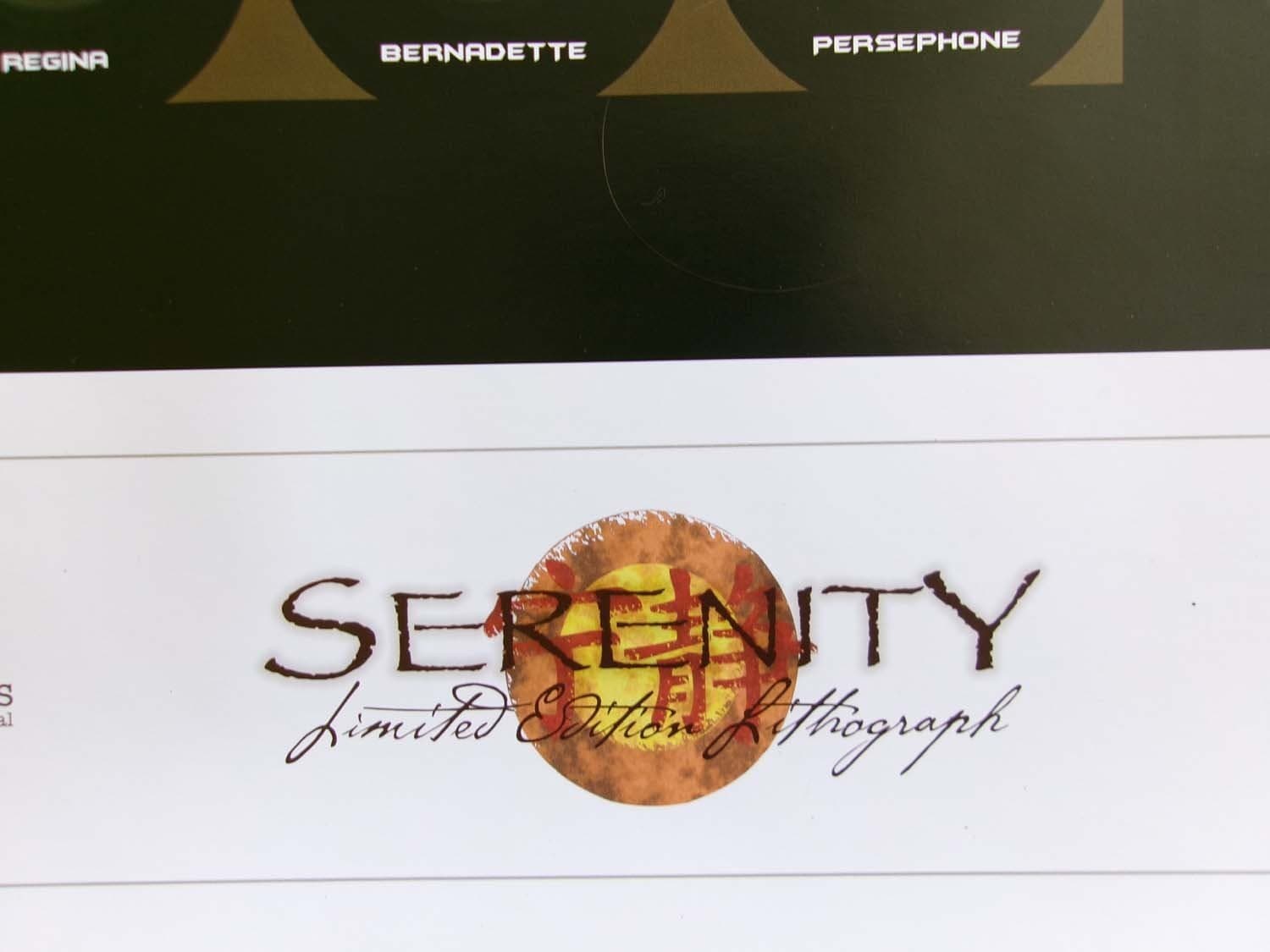 Serenity Worlds of the Alliance Quantum Mechanix QMX Signed Art Poster Firefly 5