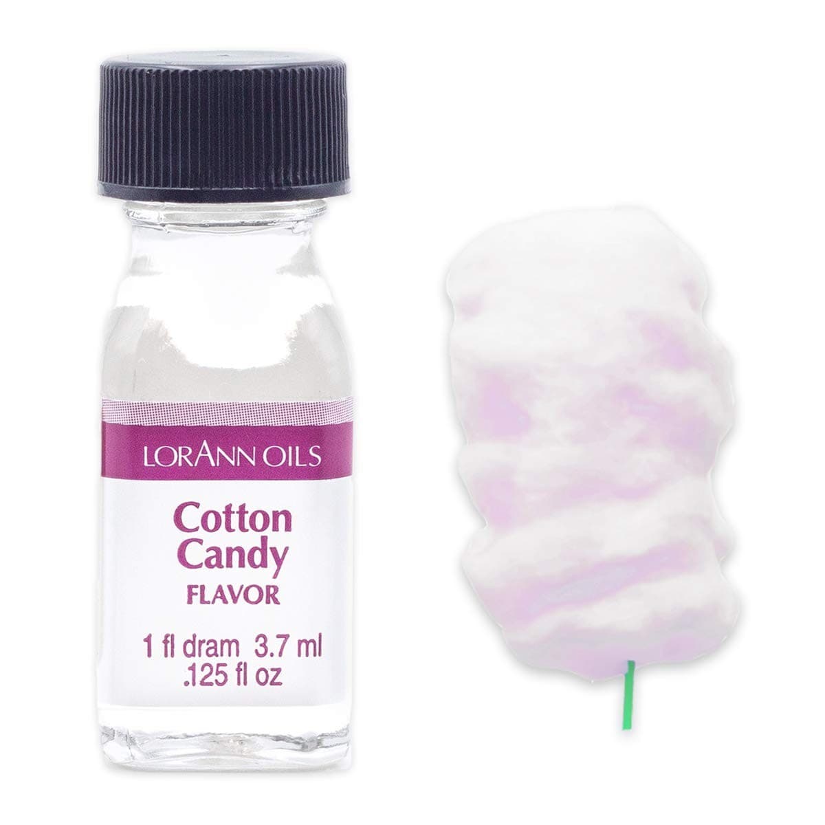 LorAnn Super Strength Cotton Candy Flavor, 1 dram bottle (.0125 fl oz - 3.7ml) 2
