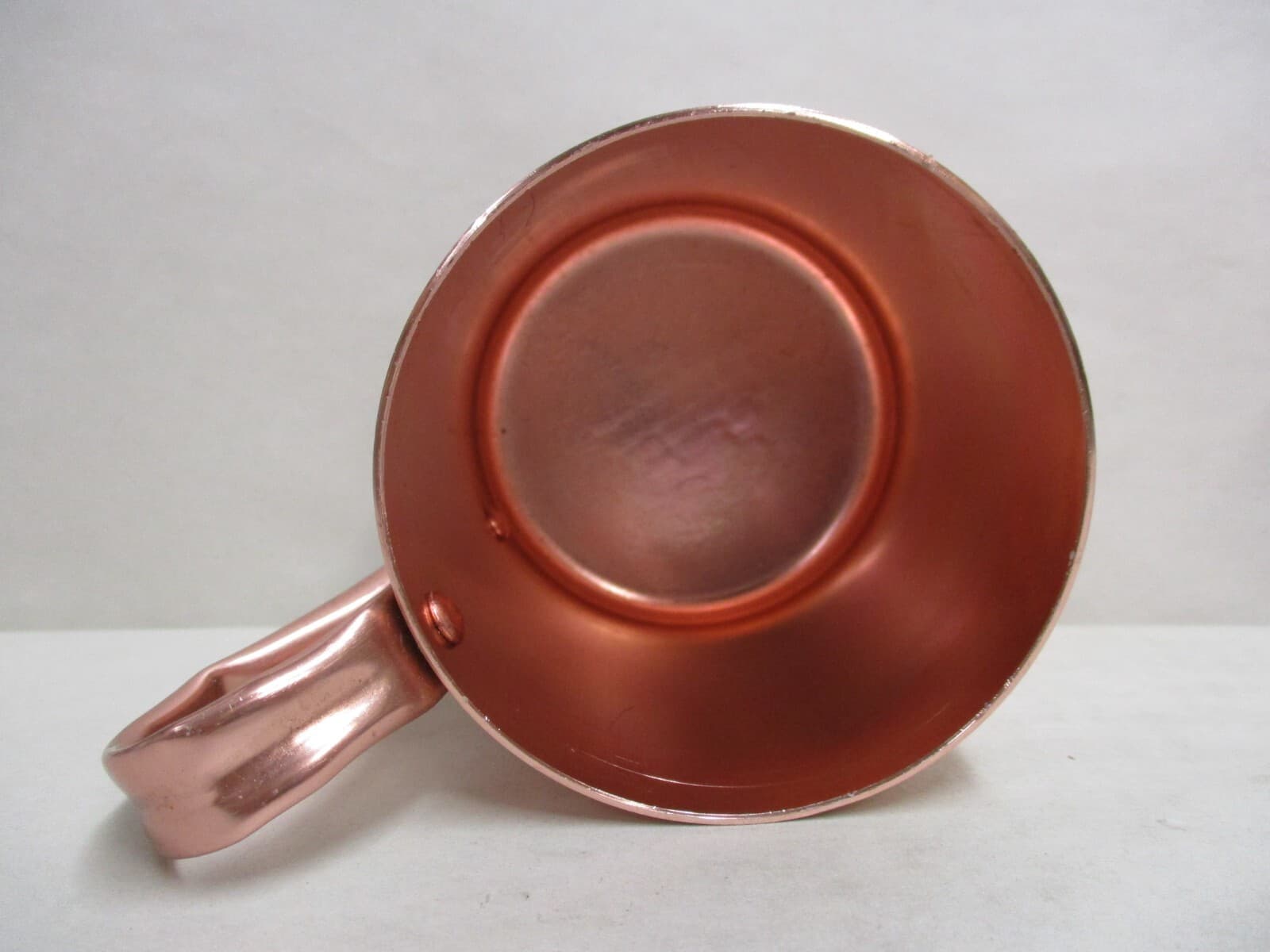 Set of 2 Smirnoff Vodka Moscow Mule Mugs Pink Copper Anodized Aluminum 6