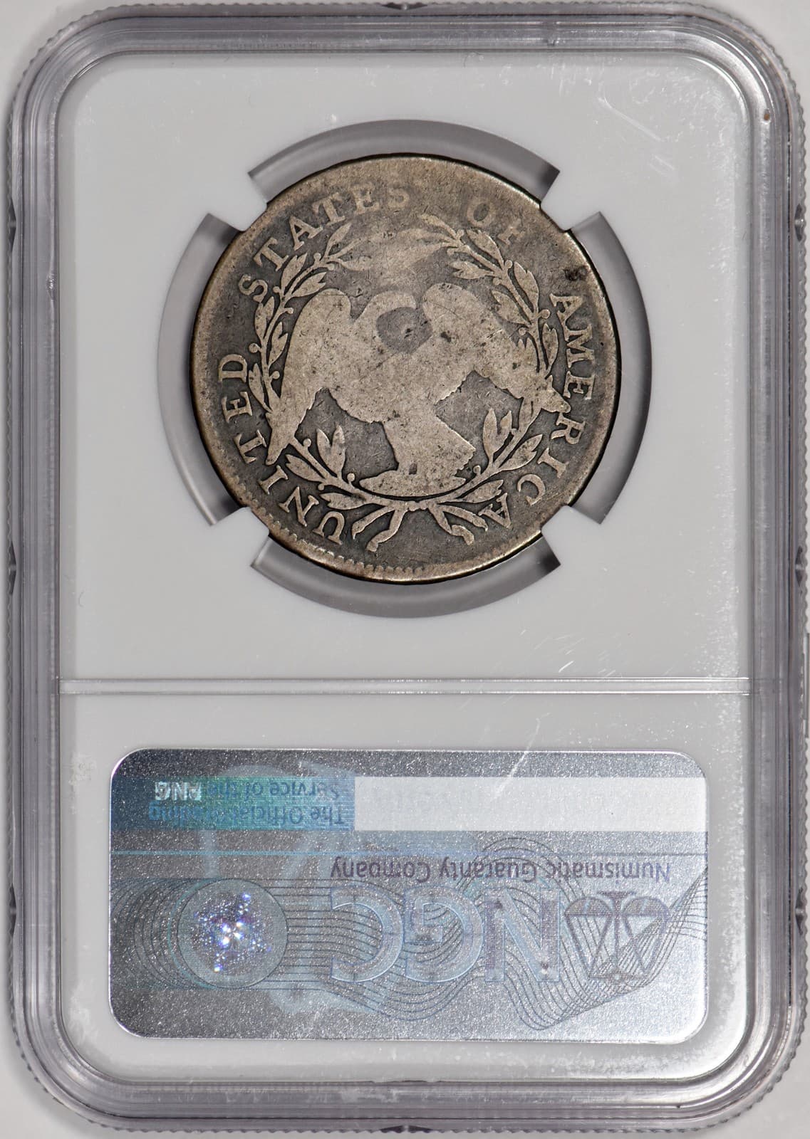 1795 Flowing Hair Half Dollar 50c 2-Leaves O-108 NGC AG 3 - 100% Original! 2