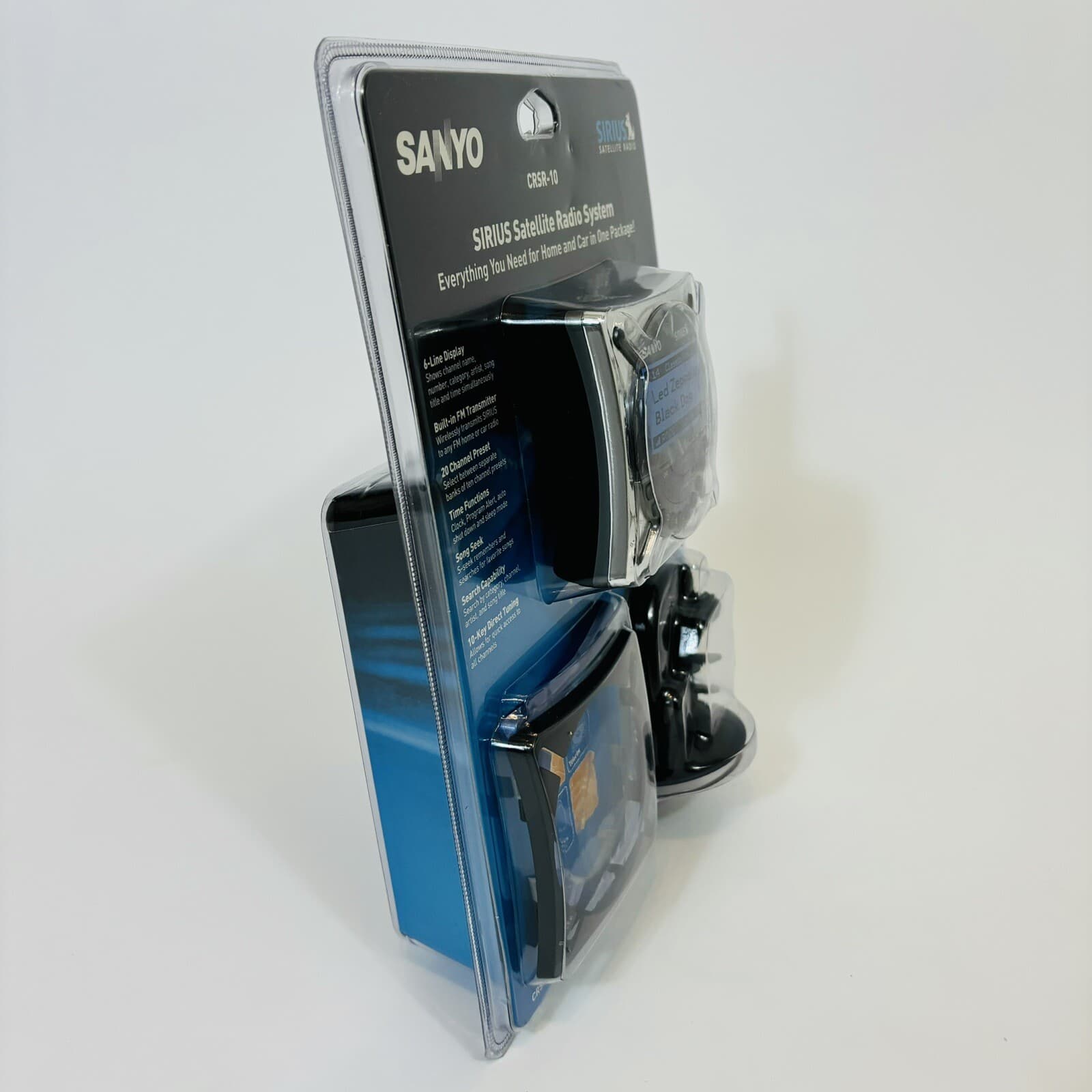 Sanyo Sirius Satellite Radio Receiver System CRSR-10 Plug N Play Brand New 2