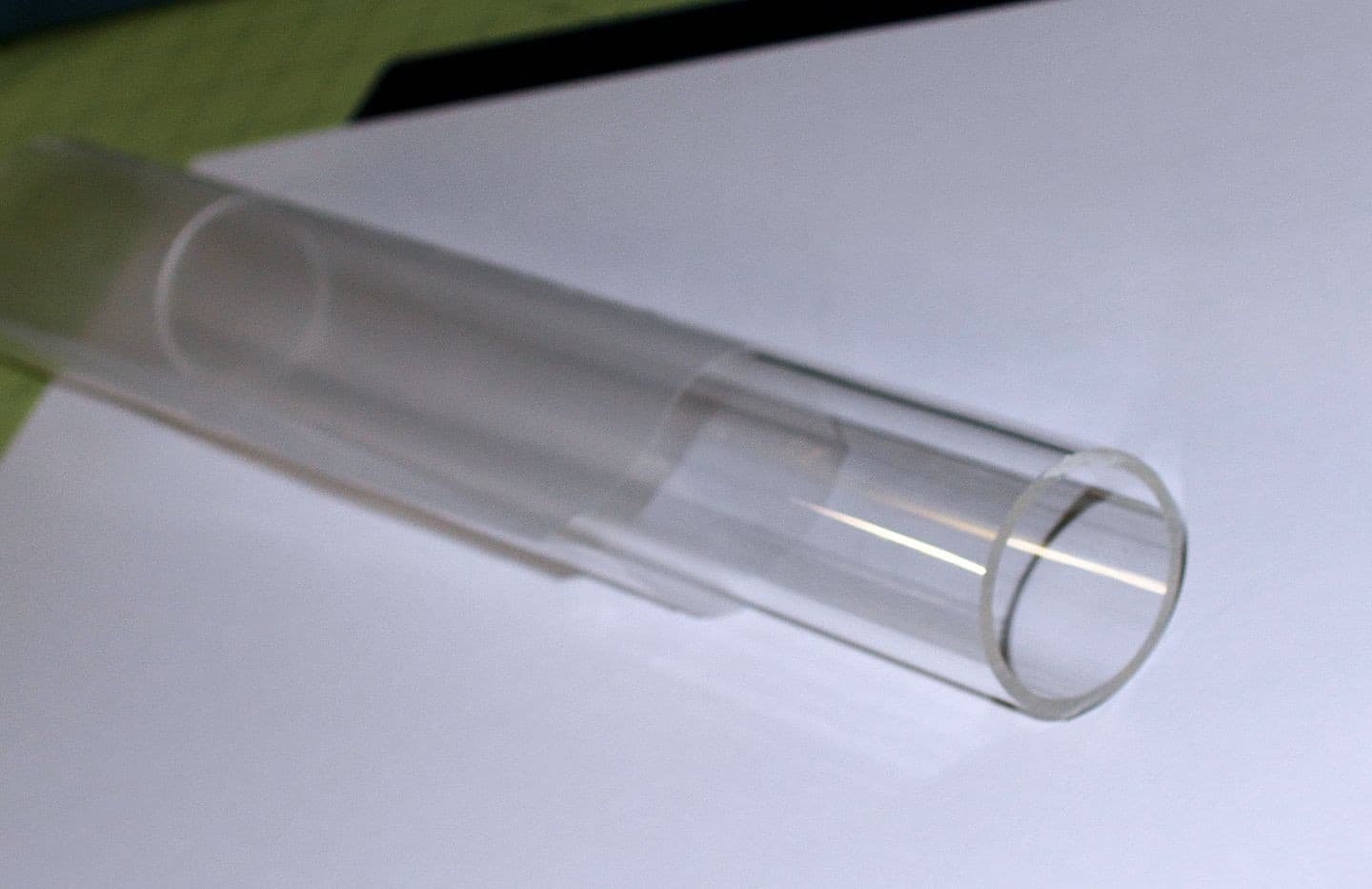 2 3/4” OD DIAMETER 12" INCH LONG CLEAR ACRYLIC PLEXIGLASS LUCITE TUBE 2 1/2" ID