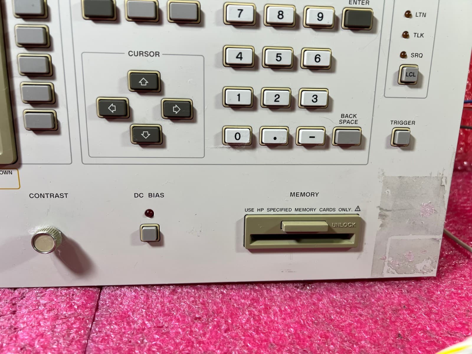 HP Agilent 4284A Precision LCR Meter ''Panel only'' 04278-66590 6