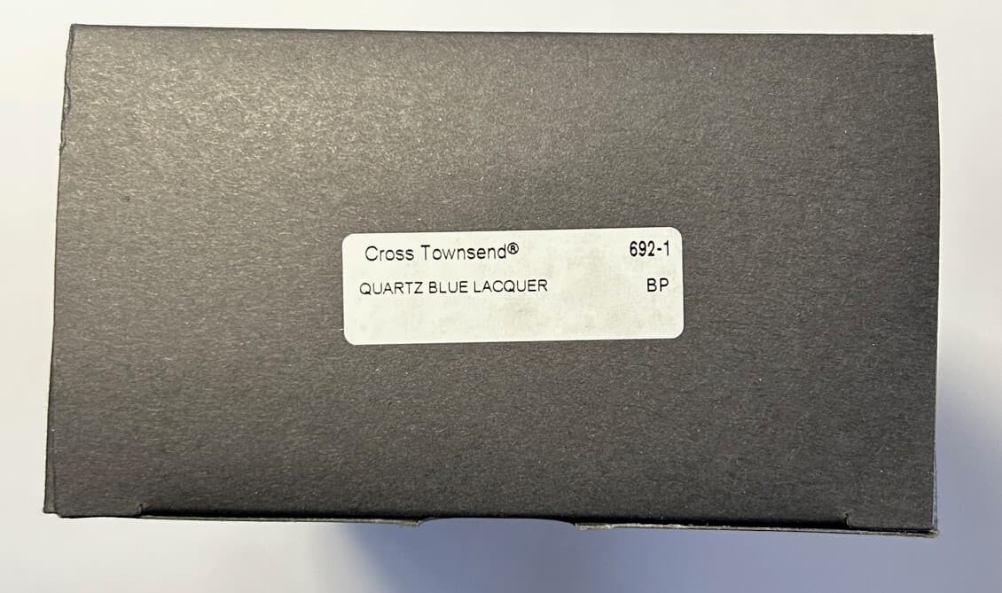 CROSS TOWNSEND, QUARTZ BLUE, BALL PEN W/ RHODIUM PLATED APPOINTMENTS (692-1) 6