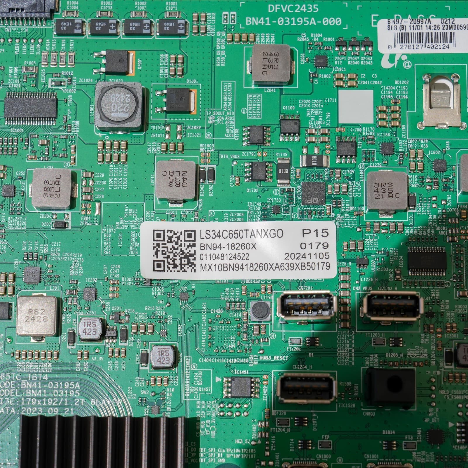 Samsung All Boards for LS34C650TANXGO, BN41-03195A-000, BN44-01203A 6