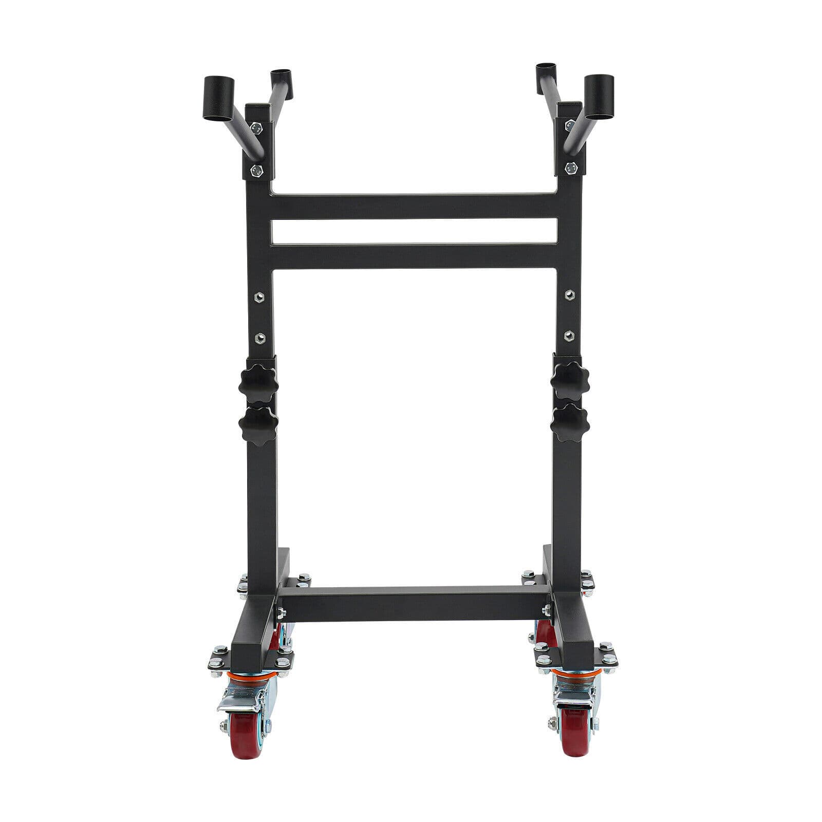 Folding Chair Cart Folding Chair Rack Adjustable Folding Chair Storage Trolley 5