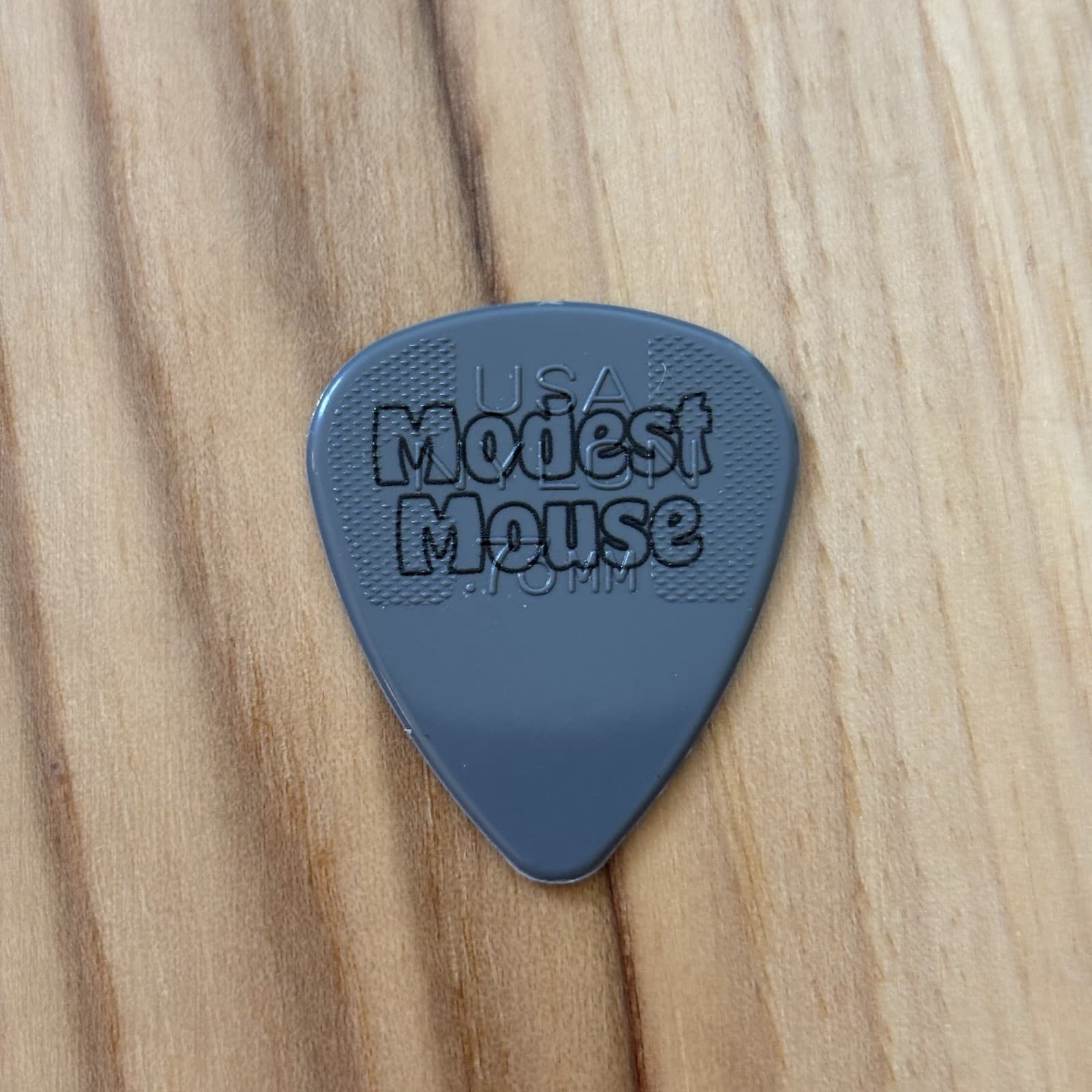 Modest Mouse Isaac Brock 2025 Tour Used Gemstone Snail Guitar Pick 2