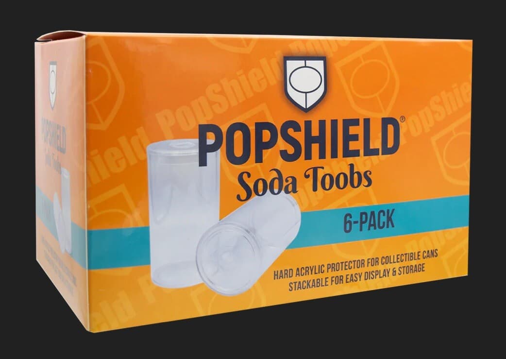 PopShield Soda Toobs 6pk Protectors for Funko Soda Hard Case