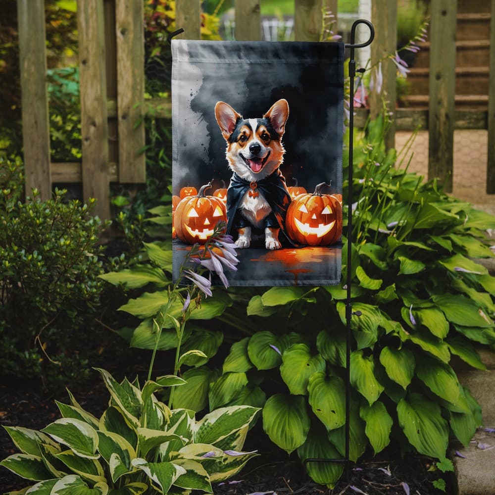 Corgi Puppy Halloween Flag Garden Size DAC8412GF 2