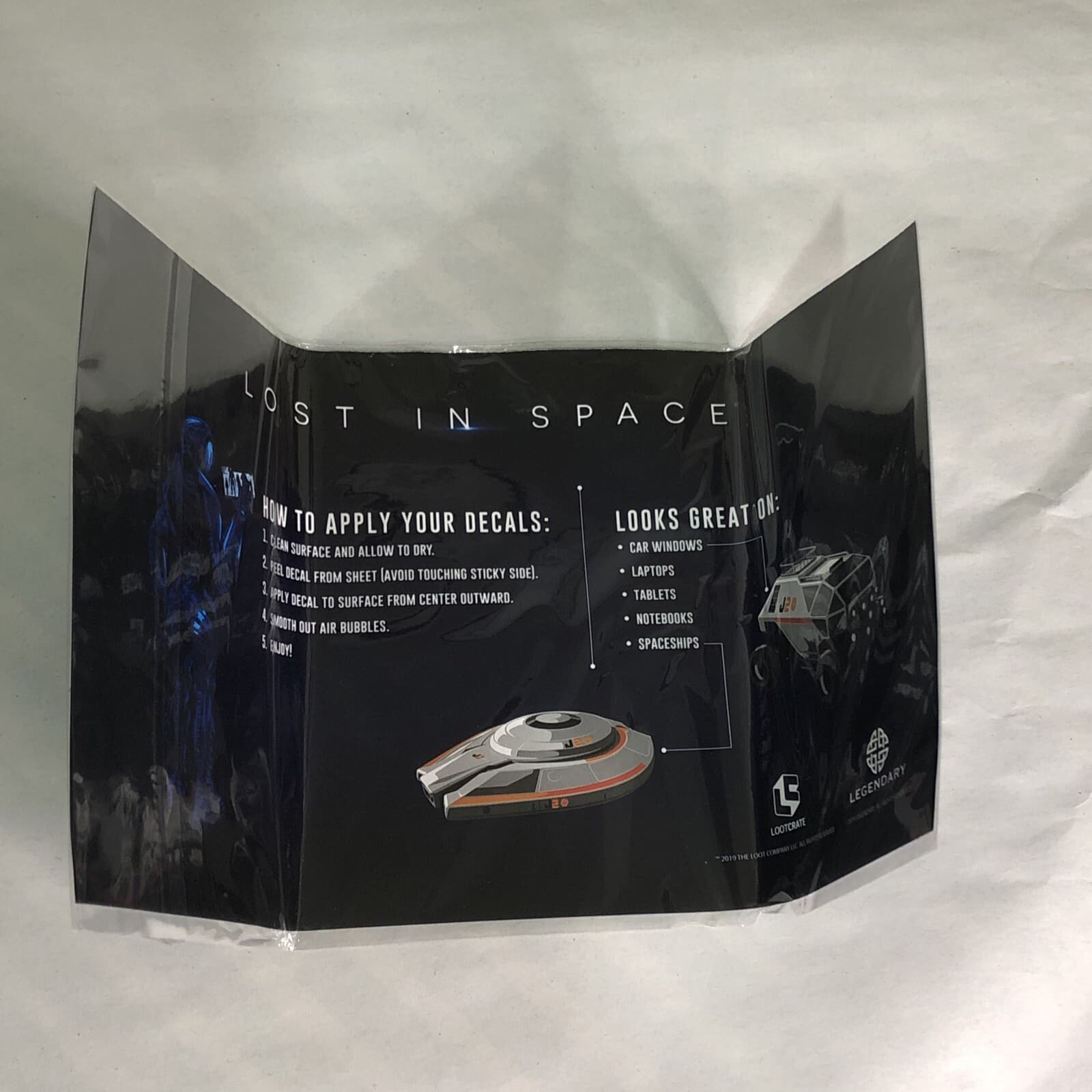 Lost in Space Car Sticker Decal Set Robinson Family Loot Crate Exclusive Netflix 3