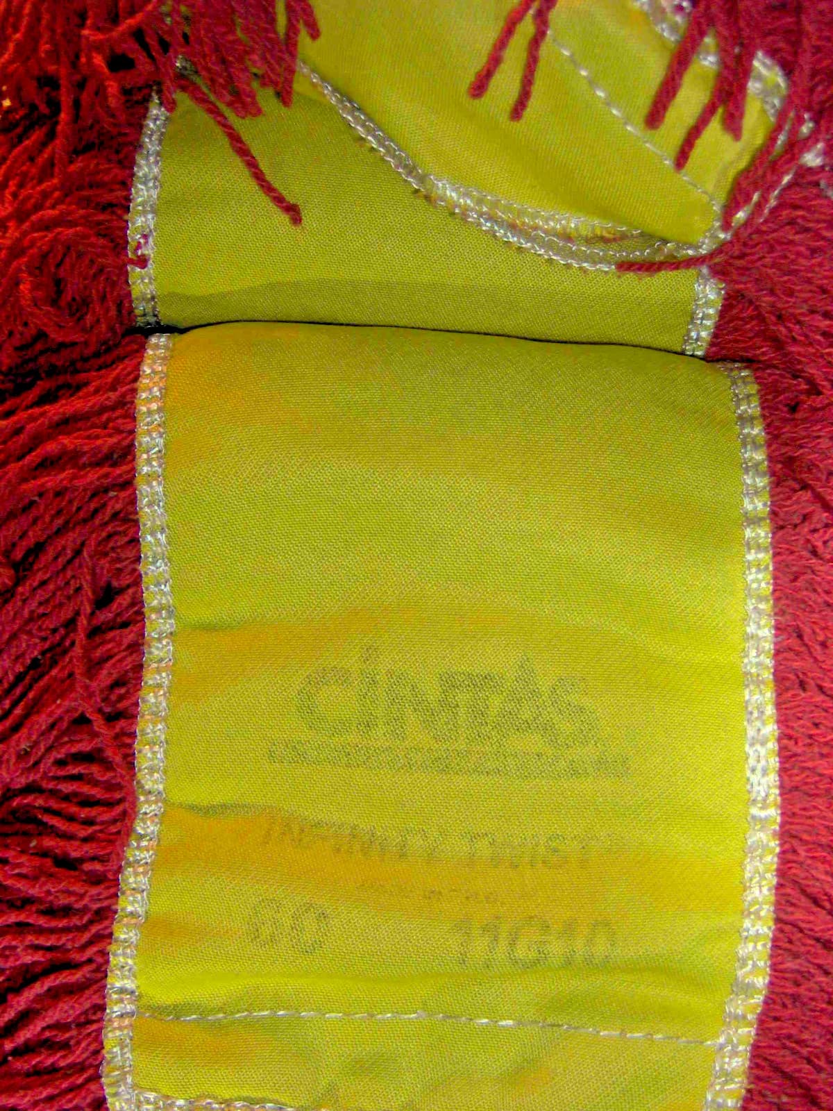 1 Used & Clean Dust Mop REPLACEMENT HEAD RED 60" Dustmop Looped Cintas 60