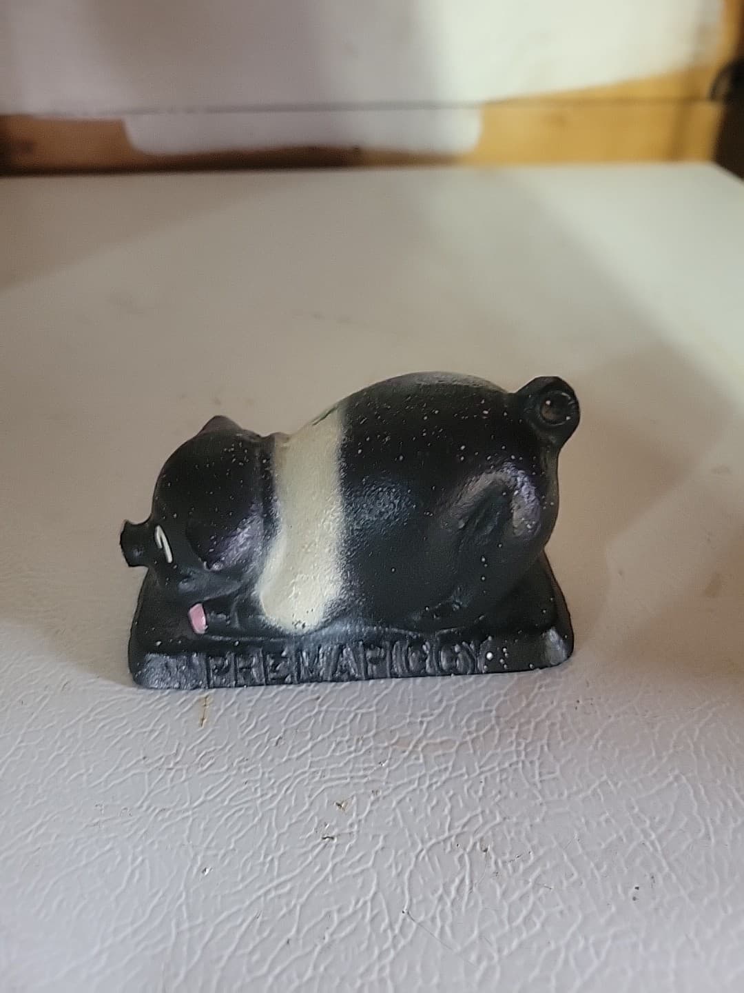Vintage Cast Iron Pig Door Stop