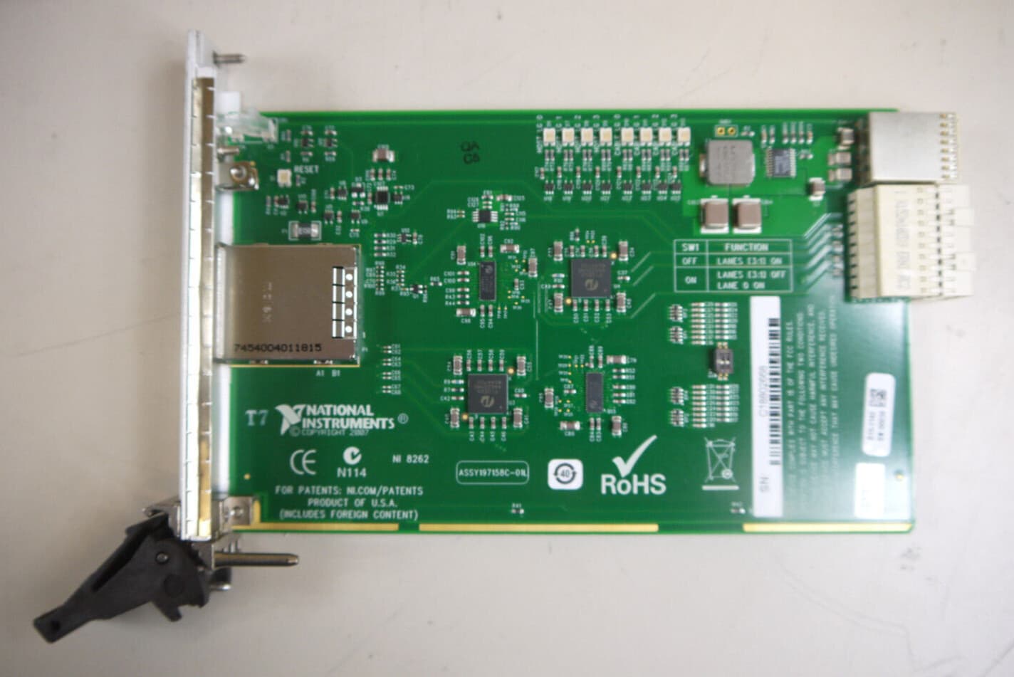 National Instruments NI 8262 Cabled PCIe x4 2