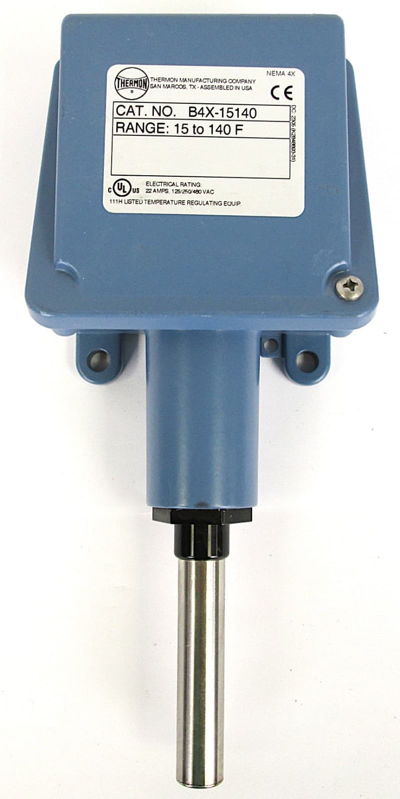 THERMON, B4X-15140, RANGE 15-140 F, 2-1/2" PROBE, COPPER WIRE ONLY, SURPLUS 2