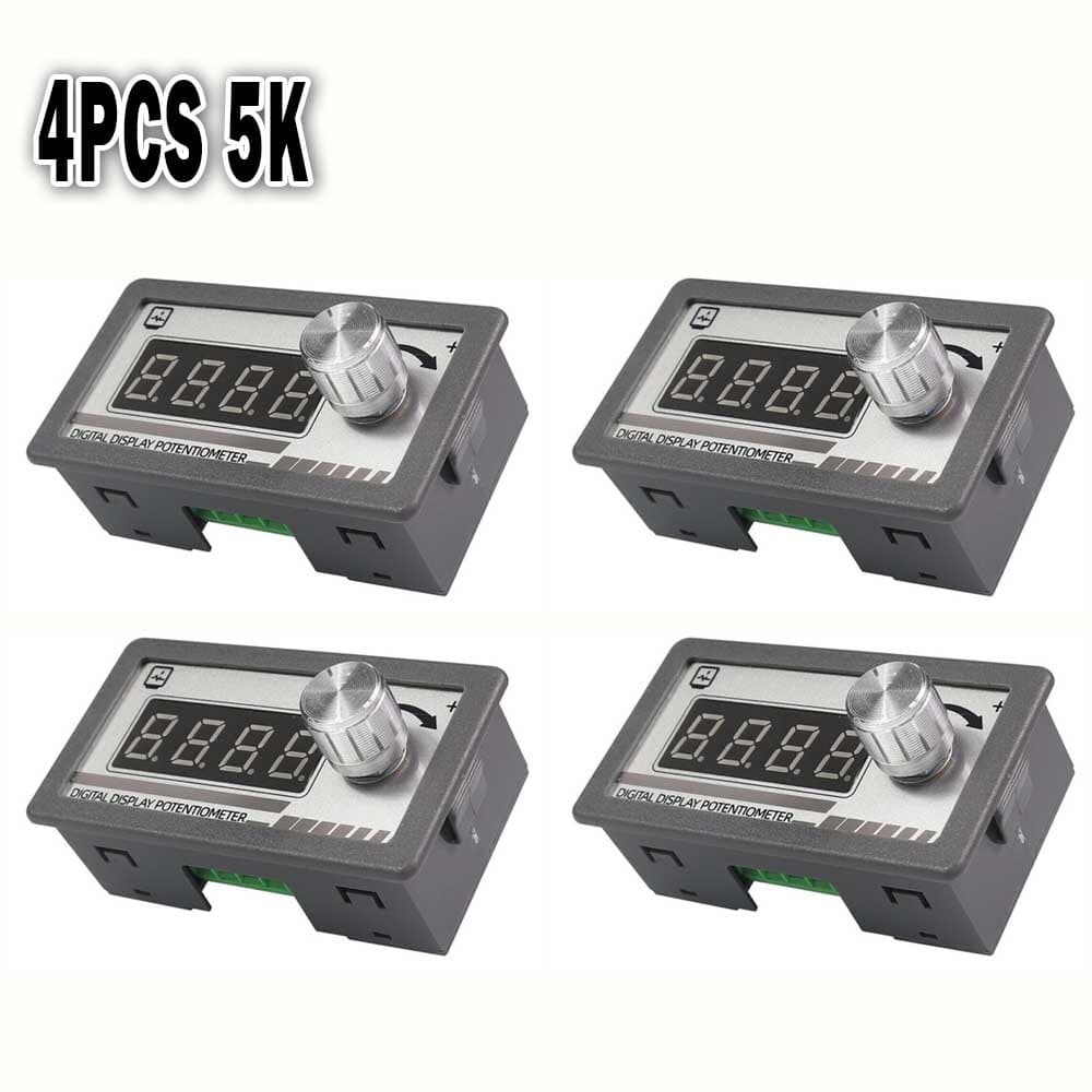 2/4*Digital Display Potentiometer Variable Resistor 5K 10K 20K 50K 100K DC6-30V