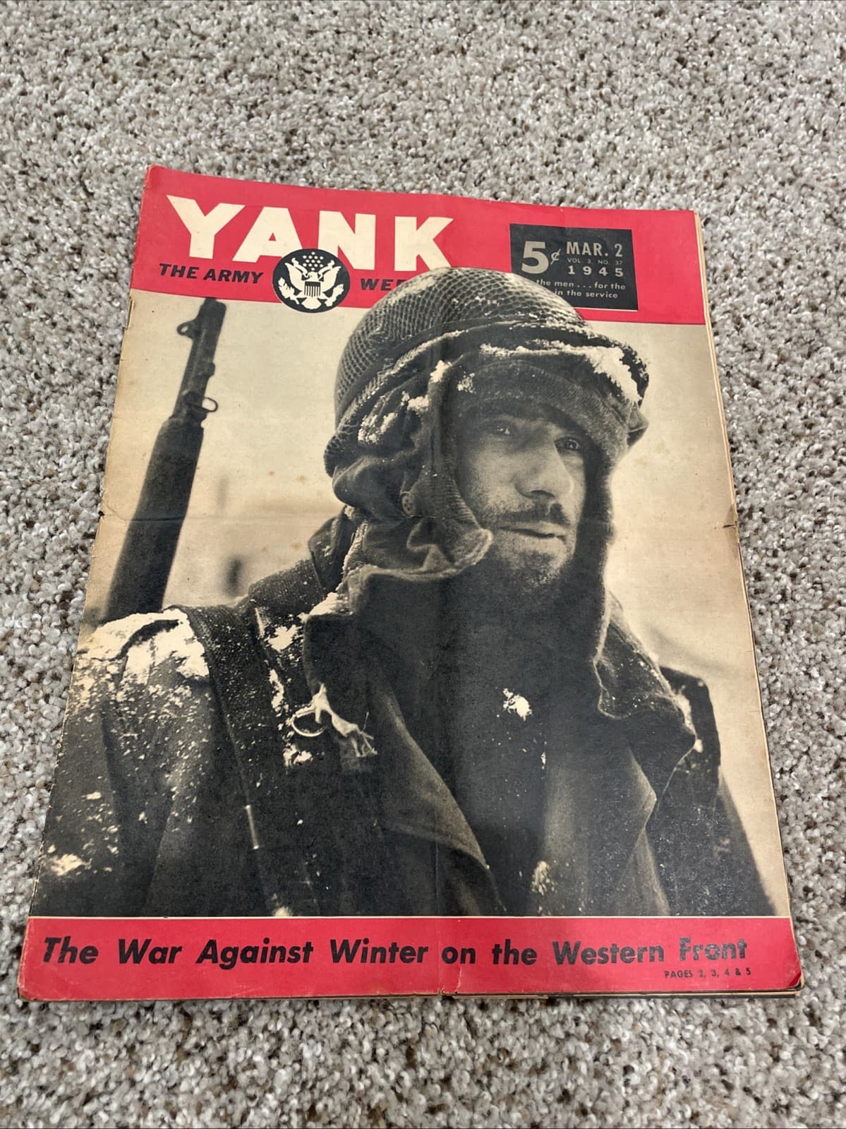 Yank The Army Weekly Vol.3 No.37 March-2-1945 The War Against Winter 
