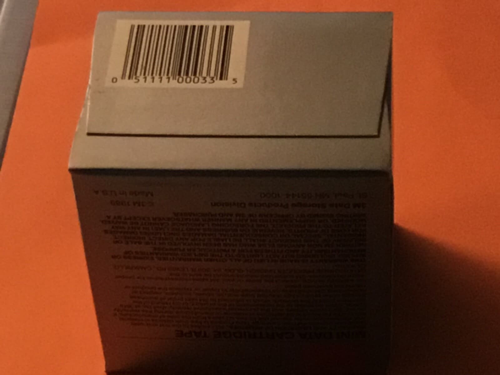 3M DC 100A Mini Data Cartridges New Box of 5 sealed Mint Condition 3