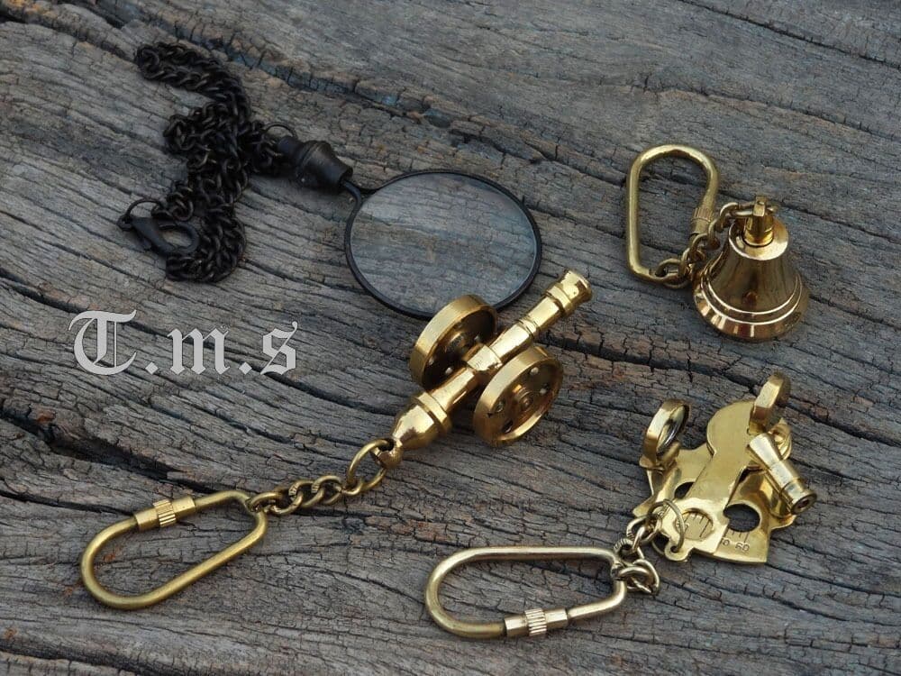 Nautical Key chain Pendant Key Ring Key chain Best Gift Item "Set Of 4 " pcs. 4