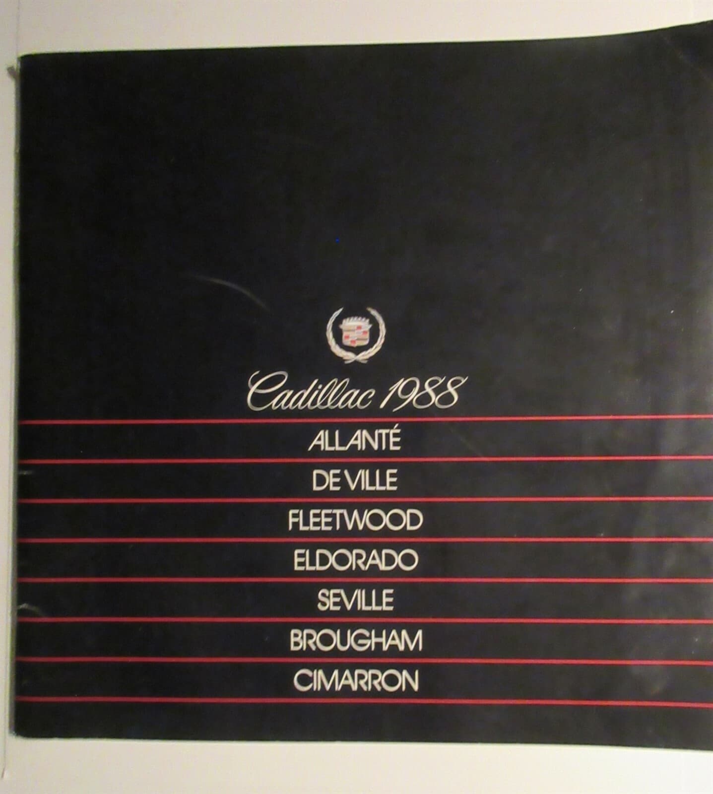 1988 CADILLAC HUGE PRESTIGE BROCHURE 72 pages ALLANTE DeVille ELDORADO Limousine