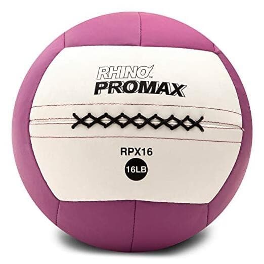  Rhino Slam Ball, 4-30 lb. Non-Slip Grip, Weightlifting, Crossfit, Home 16 LBS