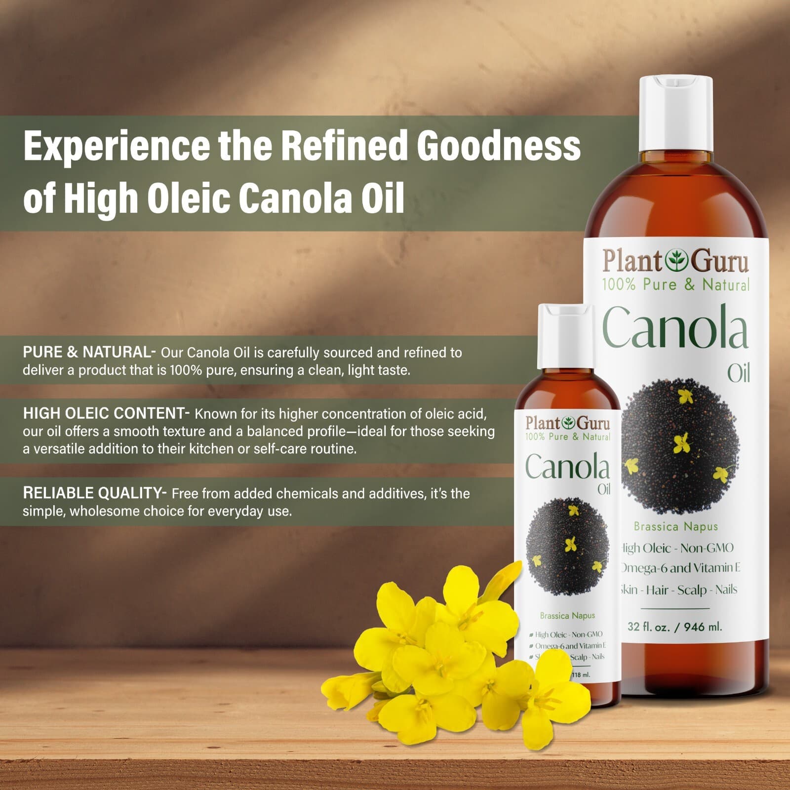 2 oz. Carrier Oil 100% Pure Natural Cold Pressed For Skin, Hair Growth, Massage 3