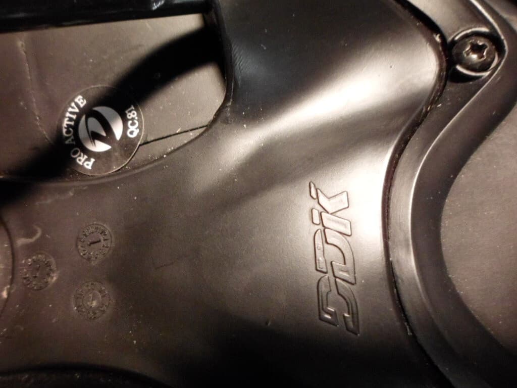 BLACK / GRAY DDK LIV CITY HYBRID PRO ACTIVE BICYCLE SEAT SADDLE ROAD TOURING VGC 6